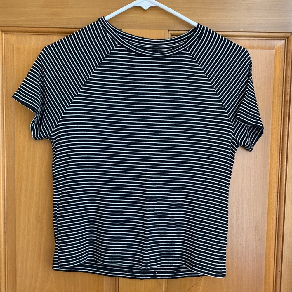 A black and white striped tee.